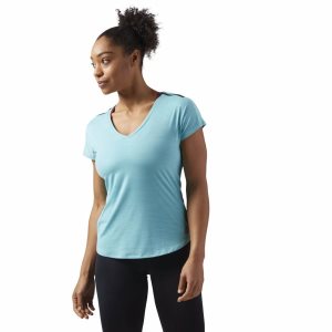 Reebok ACTIVCHILL T Shirt Damen - Türkis - DE 345-TQI